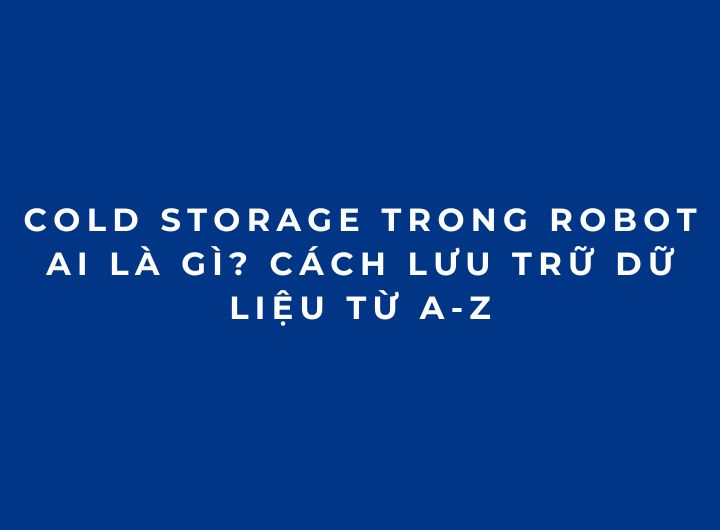 Cold Storage trong Robot AI là gì? Cách lưu trữ dữ liệu từ A-Z