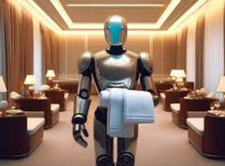 Robot AI cho khách sạn 5 sao vận hành ổn định, giảm tải