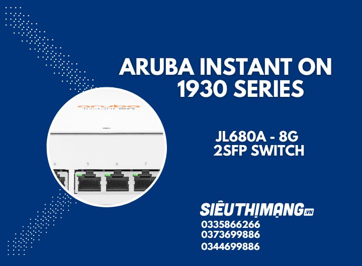 Aruba Instant On JL680A 1930 8G 2SFP Switch | HPE Networking