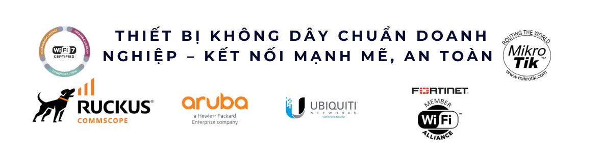 Phân phối thiết bị không dây Wireless, Access Point, Controller, WiFi chính hãng