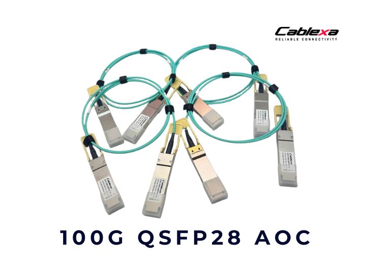 Cáp AOC 100G QSFP28 Cáp AOC 100G QSFP28