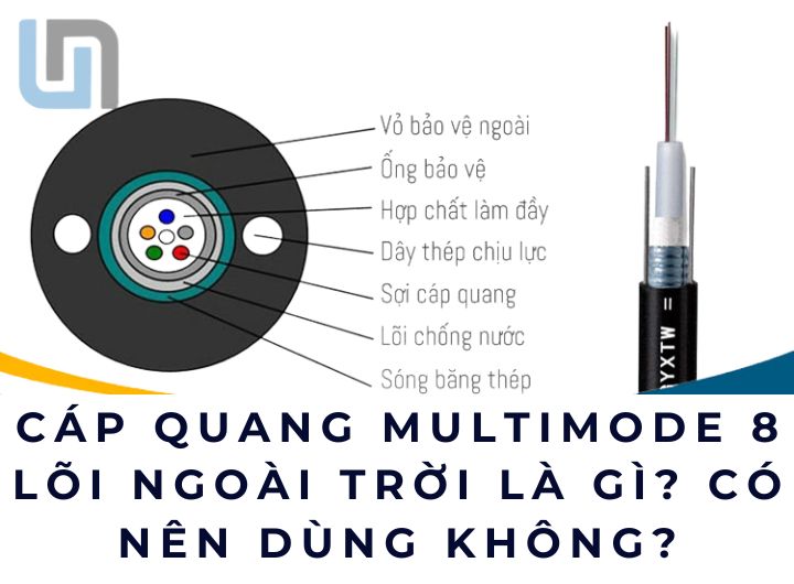 Cáp quang multimode 8 lõi ngoài trời là gì? Có nên dùng không?