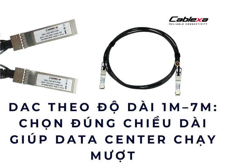 DAC theo độ dài 1m -7m: Chọn đúng chiều dài giúp Data Center chạy mượt DAC theo độ dài 1m -7m: Chọn đúng chiều dài giúp Data Center chạy mượt