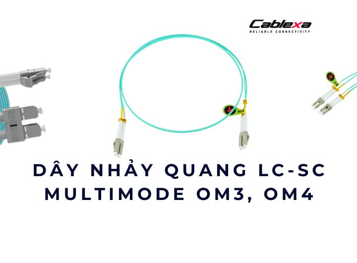 Dây nhảy quang LC-SC Multimode OM3, OM4 50/125