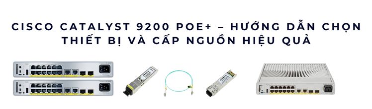 Switch Cisco Catalyst 9200 PoE+