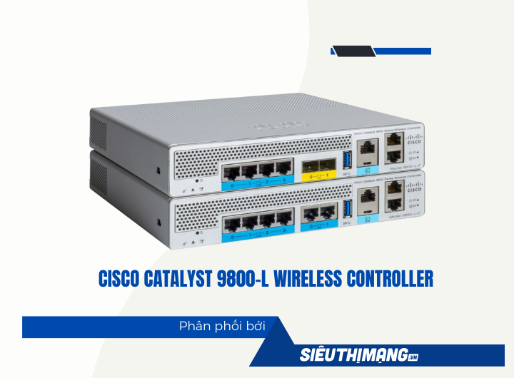 C9800-L-F-K9 Cisco Catalyst 9800-L (Fiber Uplink) Wireless Controller