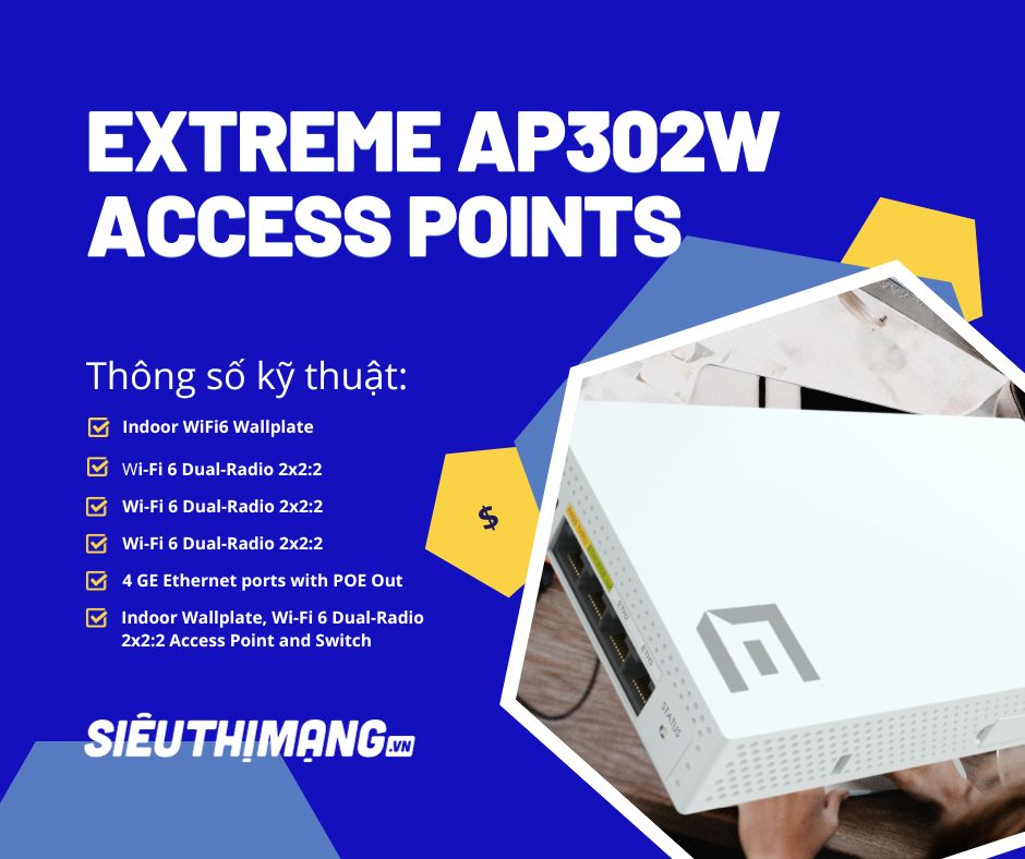 Extreme AP302W Wireless Access Point 