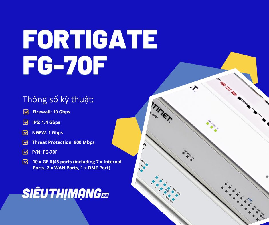 FortiGate FG-70F FortiGate FG-70F