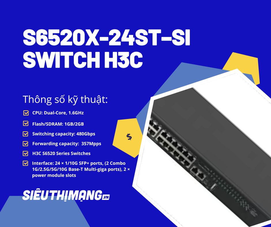 H3C S6520X-24ST–SI