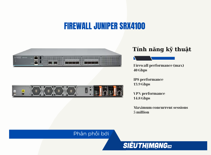 Juniper SRX4100-SYS-JB-AC Juniper SRX4100-SYS-JB-AC