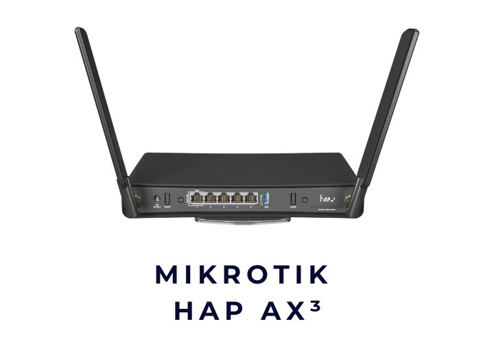 Mikrotik Router WiFi Cân Bằng Tải hAP ax³