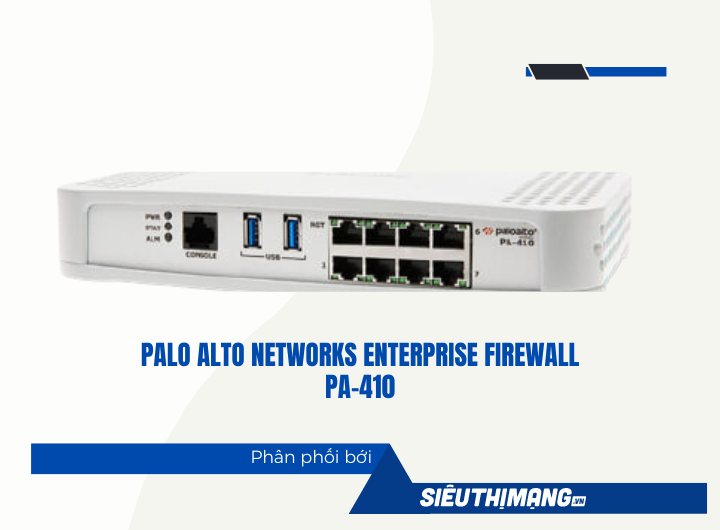 Thiết bị tường lửa Palo Alto PA-410
