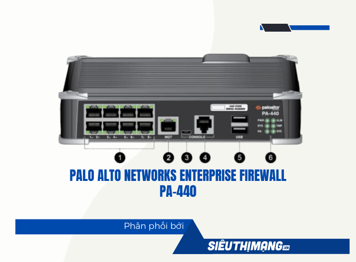 Thiết bị tường lửa Palo Alto PA-440