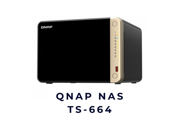 Thiết bị lưu trữ QNAP TS-664 Thiết bị lưu trữ QNAP TS-664