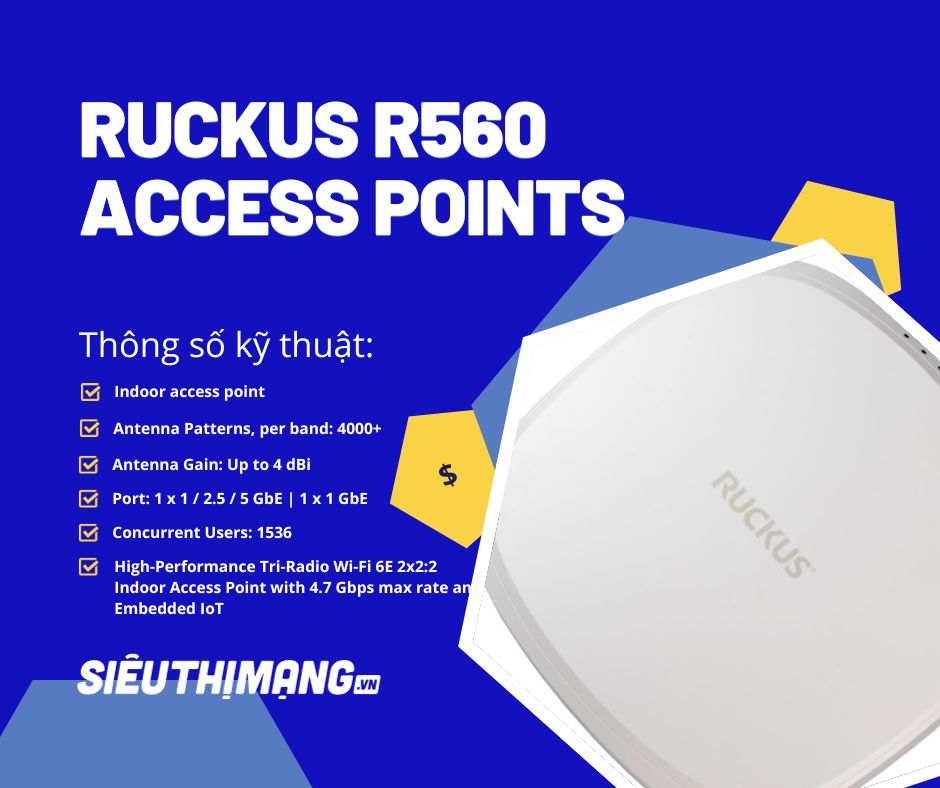 Ruckus R560 Indoor Access Point