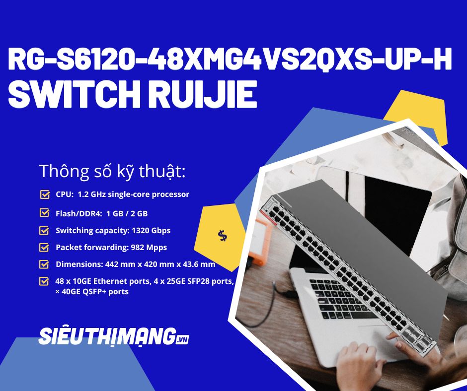 Ruijie RG-S6120-48XMG4VS2QXS-UP-H