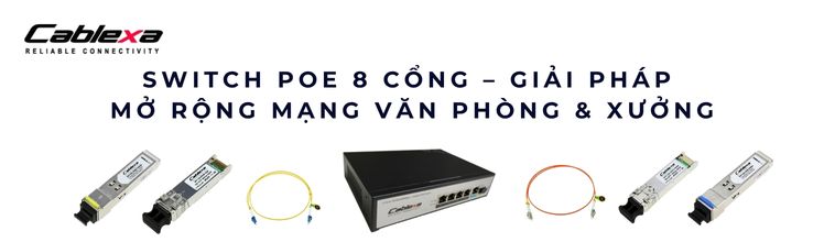 Switch PoE 8 cổng Switch PoE 8 cổng