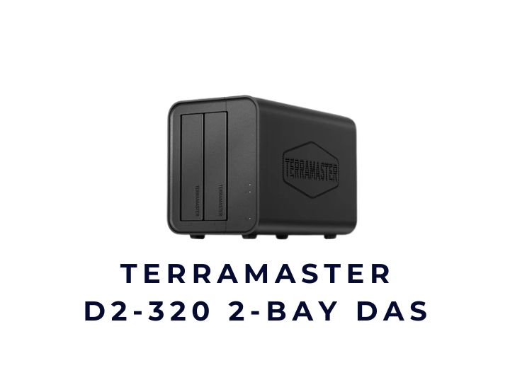 Thiết bị lưu trữ DAS/NAS TerraMaster D2-320 2-Bay DAS