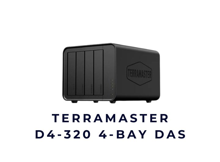 Thiết bị lưu trữ DAS/NAS TerraMaster D4-320 4-Bay DAS Thiết bị lưu trữ DAS/NAS TerraMaster D4-320 4-Bay DAS