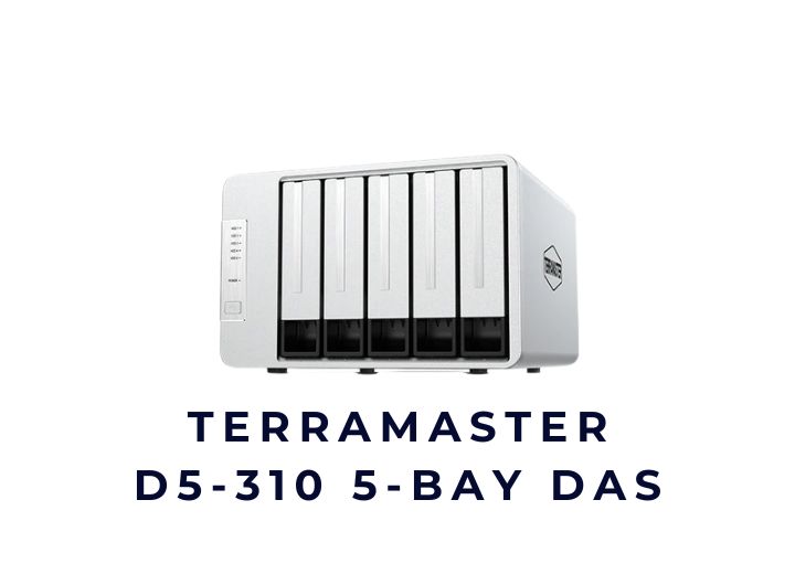 Thiết bị lưu trữ DAS/NAS TerraMaster D5-310 5-Bay DAS