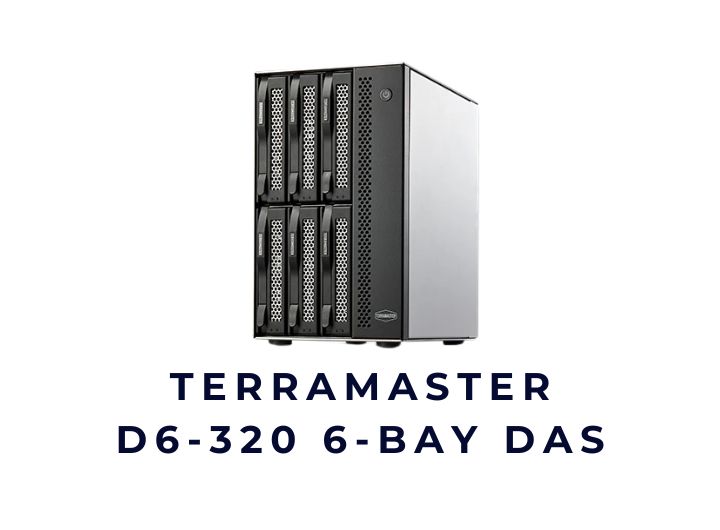Thiết bị lưu trữ DAS/NAS TerraMaster D6-320 6-Bay DAS