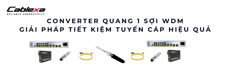 Converter quang 1 sợi (WDM)