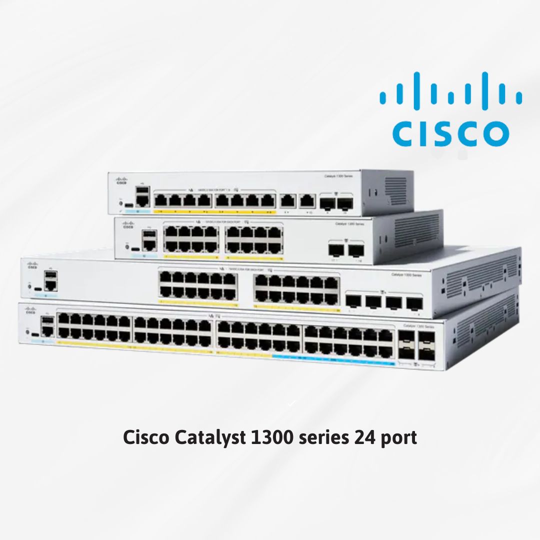Báo giá phân phối bộ chuyển mạch Switch Layer 3 Cisco Catalyst 1300 series 24 port C1300-24T-4G,  C1300-24XS, 24 ports C1300-24T-4X, 24 cổng switch PoE C1300-24P-4G, C1300-24FP-4G, C1300-24FP-4X, C1300-24FP-4X, C1300-24XT, C1300-24XTS ✓ Chính hãng giá tốt số 1️⃣ Việt Nam ⭐