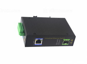Switch công nghiệp 1 port 10/100/1000M PoE 1 port SFP