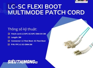 Dây nhảy quang Multimode LC-SC Flexi Boot