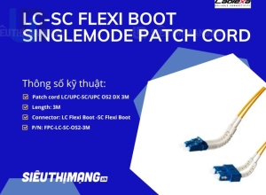 Dây nhảy quang LC-SC Flexi Boot Singlemode