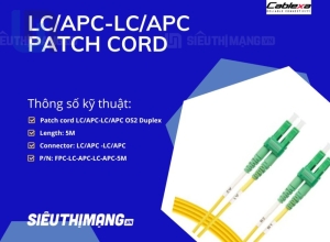Dây nhảy quang Singlemode LC/APC-LC/APC OS1 OS2