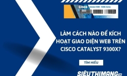 Làm cách nào để kích hoạt giao diện web trên Cisco Catalyst 9300X Switch?