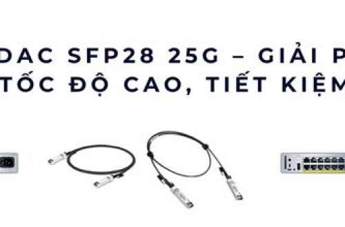 Cáp DAC SFP28 25G – Giải pháp  kết nối tốc độ cao, tiết kiệm chi phí