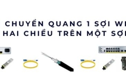Bộ chuyển quang 1 sợi WDM truyền hai chiều ổn định, tiết kiệm cáp quang