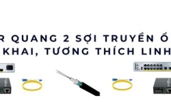 Converter quang 2 sợi truyền ổn định, dễ triển khai, tương thích linh hoạt