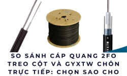 So sánh cáp quang 2FO treo cột và GYXTW chôn trực tiếp: Chọn sao cho đúng?