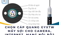 Chọn cáp quang GYXTW mấy sợi cho camera, internet, mạng nội bộ?