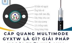 Cáp quang Multimode GYXTW là gì? Giải pháp ngoài trời khó mua