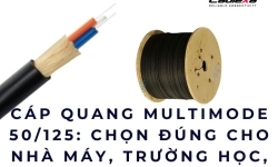 Cáp quang multimode 50/125: Chọn đúng cho nhà máy, trường học, bệnh viện