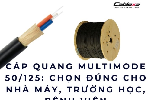 Cáp quang multimode 50/125: Chọn đúng cho nhà máy, trường học, bệnh viện