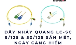 Dây nhảy quang LC-SC 9/125 & 50/125 sẵn mét, ngày càng hiếm
