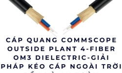 Cáp quang Commscope Outside Plant 4-Fiber OM3 Dielectric-Giải pháp kéo cáp ngoài trời bền và an toàn
