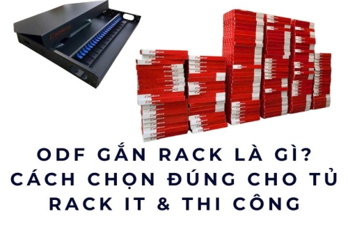 ODF gắn rack là gì? Cách chọn đúng cho tủ rack IT & thi công
