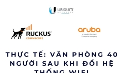 Thực tế: văn phòng 40 người sau khi đổi hệ thống WiFi
