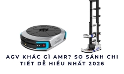 AGV và AMR khác gì? So sánh thực tế dễ hiểu 2026